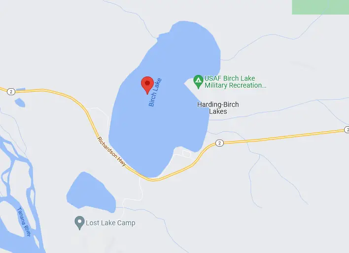 Birch Lake Map